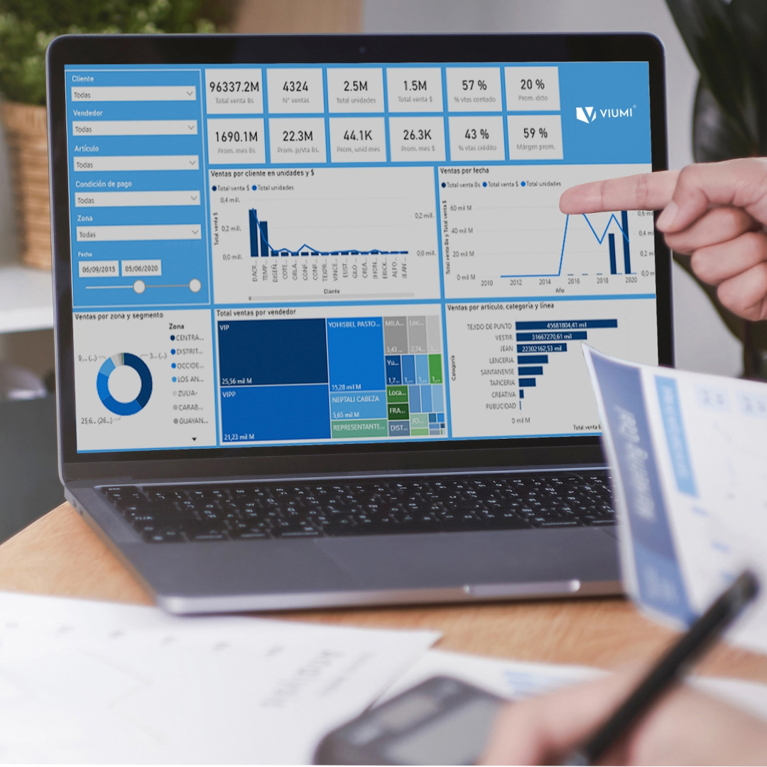 desarrollo de informes en Power BI, QlikSense y QlikView